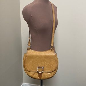 Frye Lucy Tan Crossbody Bag
